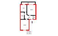 Продажа 2-комнатной квартиры, 50 м² в Астане - фото 10