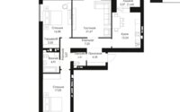 Продажа 3-комнатной квартиры, 96.4 м² в Астане