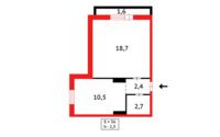 Продажа 1-комнатной квартиры, 36 м² в Караганде - фото 15