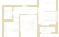 Продажа 2-комнатной квартиры, 57.28 м² в Астане