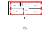 Продажа 3-комнатной квартиры, 86 м² в Караганде - фото 16