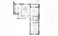 Продажа 3-комнатной квартиры, 90.54 м² в Астане