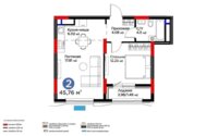 Продажа 2-комнатной квартиры, 45 м² в Астане