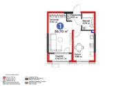 Продажа 2-комнатной квартиры, 38.7 м² в Алматы