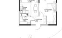 Продажа 2-комнатной квартиры, 51.58 м² в Алматы
