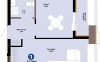 Продажа 1-комнатной квартиры, 33.9 м² в Астане - фото 4