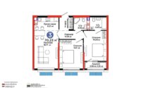 Продажа 3-комнатной квартиры, 70.23 м² в Алматы - фото 2
