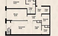 Продажа 3-комнатной квартиры, 86 м² в Алматы