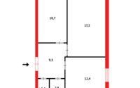 Продажа 2-комнатной квартиры, 54 м² в Караганде - фото 13