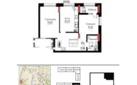 Продажа 2-комнатной квартиры, 59 м² в Астане
