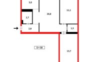 Продажа 3-комнатной квартиры, 58 м² в Караганде - фото 15