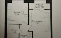 Продажа 1-комнатной квартиры, 38 м² в Астане