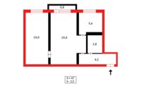 Продажа 2-комнатной квартиры, 45 м² в Абае - фото 5
