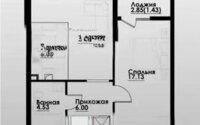 Продажа 2-комнатной квартиры, 48.2 м² в Алматы