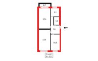 Продажа 3-комнатной квартиры, 62 м² в Караганде - фото 11