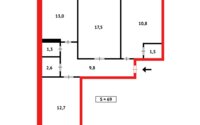 Продажа 3-комнатной квартиры, 71 м² в Темиртау - фото 21