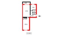 Продажа 2-комнатной квартиры, 42 м² в Абае - фото 7