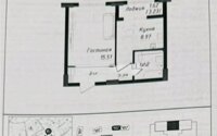 Продажа 1-комнатной квартиры, 34.86 м² в Астане