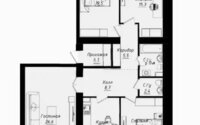Продажа 4-комнатной квартиры, 116.2 м² в Астане