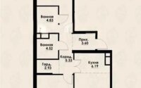 Продажа 3-комнатной квартиры, 78.2 м² в Алматы
