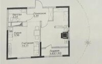 Продажа 2-комнатной квартиры, 51.35 м² в Алматы