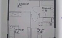 Продажа 1-комнатной квартиры, 40.5 м² в Алматы