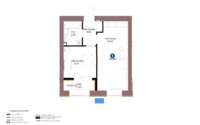 Продажа 1-комнатной квартиры, 38.51 м² в Астане