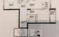 Продажа 3-комнатной квартиры, 72.78 м² в Астане