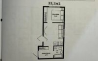 Продажа 2-комнатной квартиры, 33.3 м² в Астане