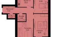Продажа 3-комнатной квартиры, 74.4 м² в Астане