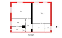 Продажа 2-комнатной квартиры, 56 м² в Темиртау - фото 10