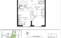 Продажа 2-комнатной квартиры, 58.63 м² в Астане - фото 2
