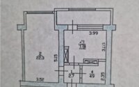 Продажа 1-комнатной квартиры, 44.6 м² в Алматы