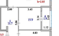 Продажа 2-комнатной квартиры, 60.3 м² в Астане - фото 2