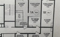 Продажа 1-комнатной квартиры, 39 м² в Алматы