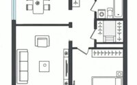 Продажа 2-комнатной квартиры, 53 м² в Алматы