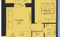 Продажа 2-комнатной квартиры, 52 м² в Астане