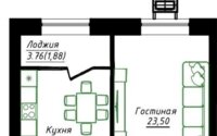 Продажа 1-комнатной квартиры, 45 м² в Астане - фото 3