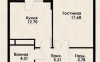 Продажа 1-комнатной квартиры, 45.4 м² в Алматы - фото 3