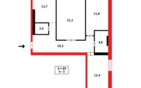 Продажа 3-комнатной квартиры, 90 м² в Караганде - фото 8