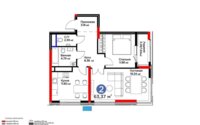Продажа 2-комнатной квартиры, 63.37 м² в Астане - фото 5