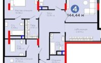 Продажа 4-комнатной квартиры, 145 м² в Астане