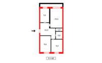 Продажа 3-комнатной квартиры, 60 м² в Темиртау - фото 11