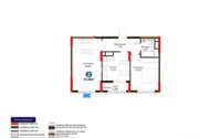Продажа 2-комнатной квартиры, 61.28 м² в Астане
