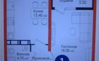 Продажа 1-комнатной квартиры, 40.7 м² в Астане - фото 4
