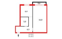 Продажа 1-комнатной квартиры, 33 м² в Караганде - фото 12