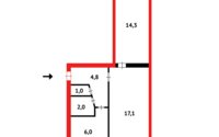 Продажа 2-комнатной квартиры, 44 м² в Темиртау - фото 8