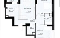Продажа 3-комнатной квартиры, 82 м² в Караганде