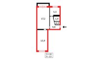 Продажа 2-комнатной квартиры, 45 м² в Темиртау - фото 11