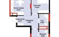 Продажа 3-комнатной квартиры, 70 м² в Астане